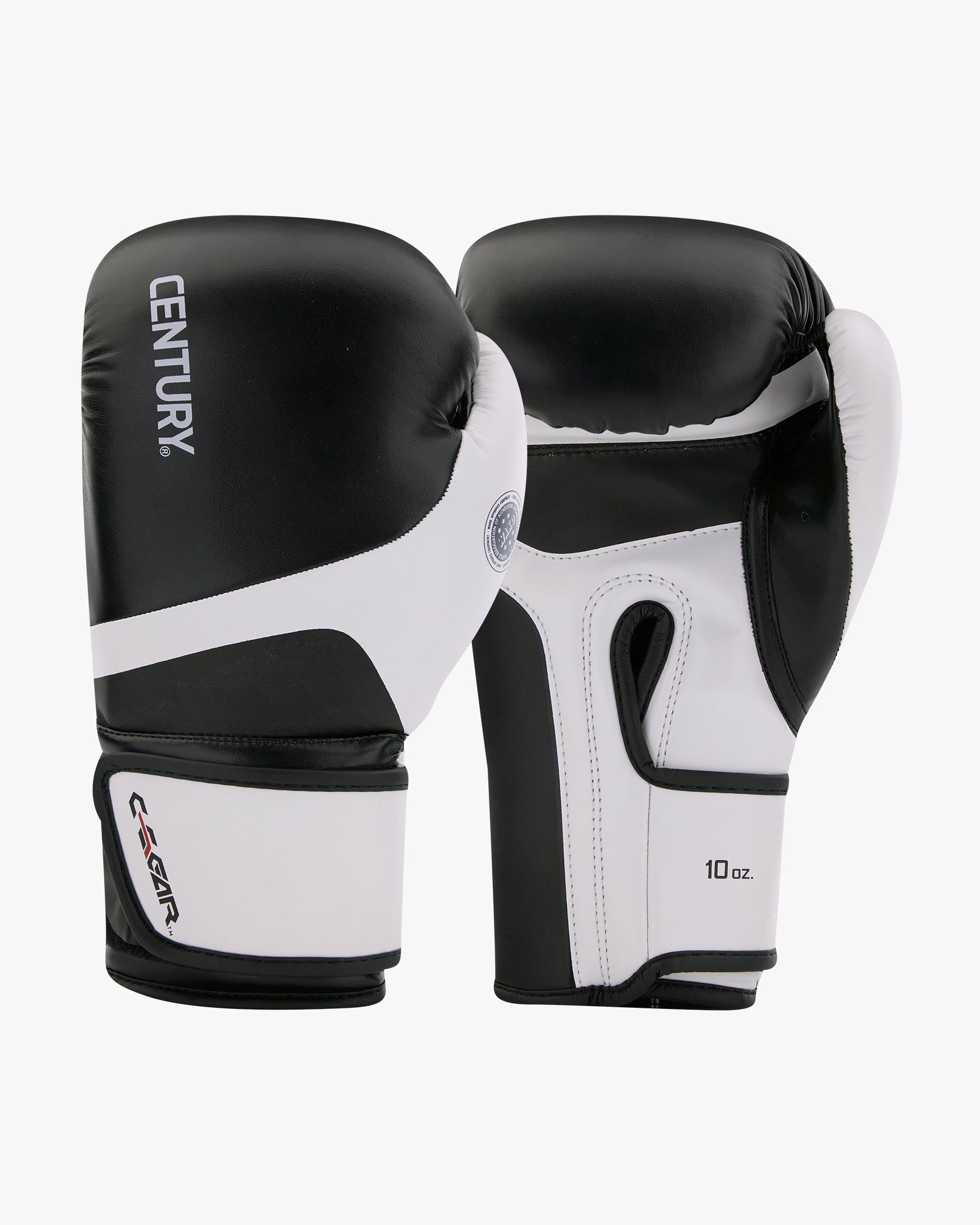 WAKO C-Gear Kickboxing Punches 10 oz. Black White
