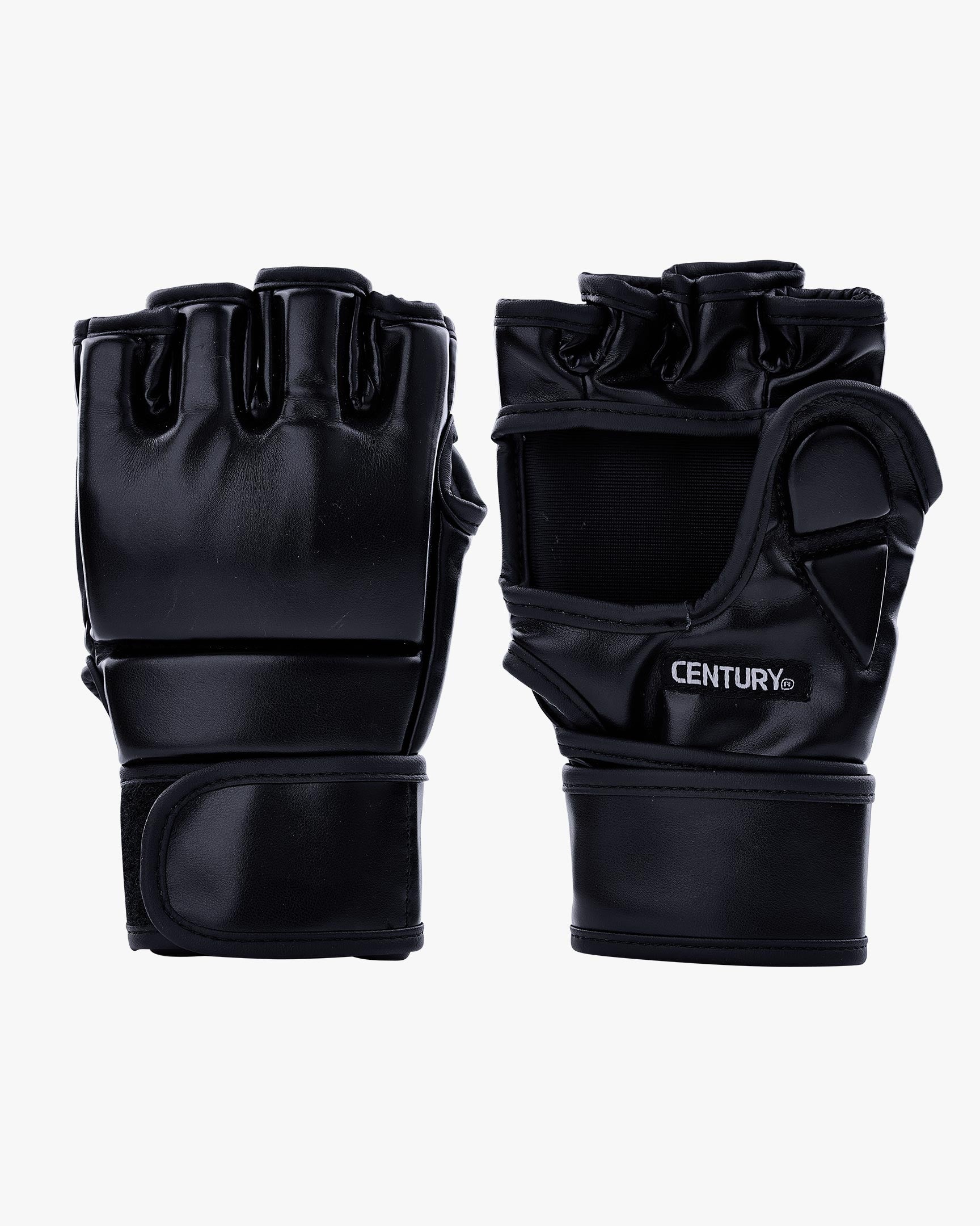 Century Solid MMA Open Palm Glove Black