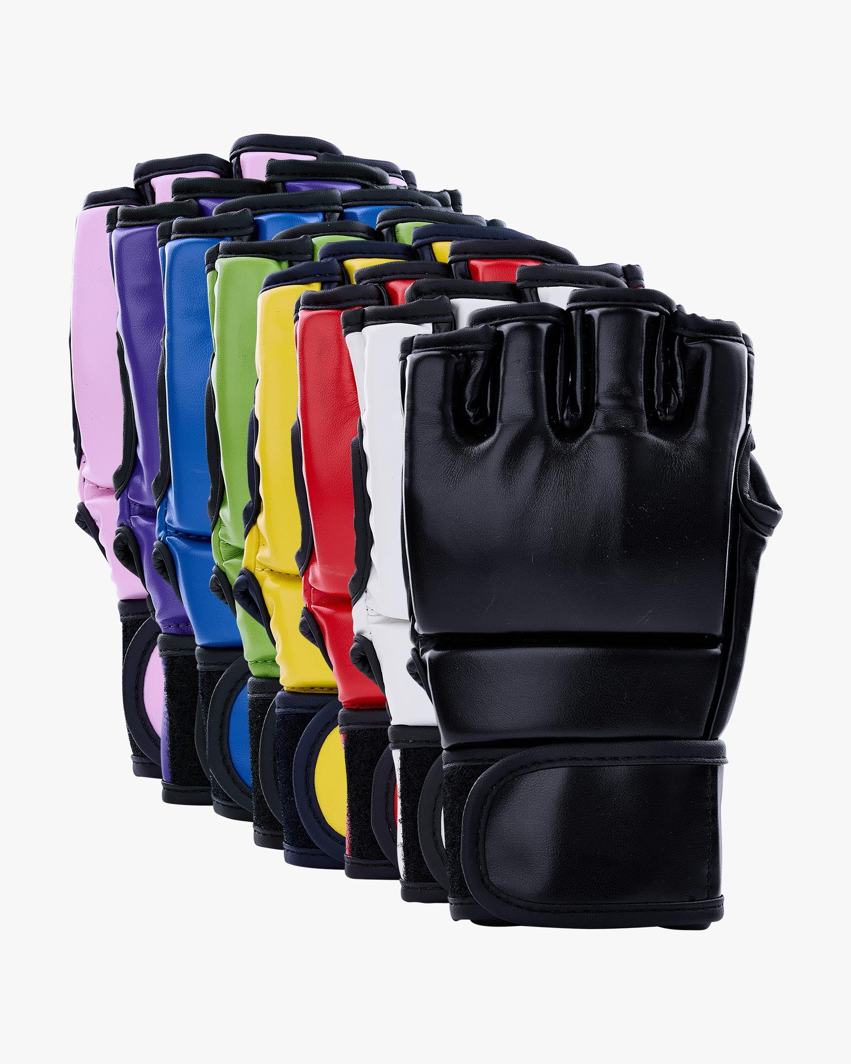 Mytra Fusion MMA Grip-handschoenen, 280 g, vechtsporthandschoenen, sparring handschoenen (L/XL, zwart/goud