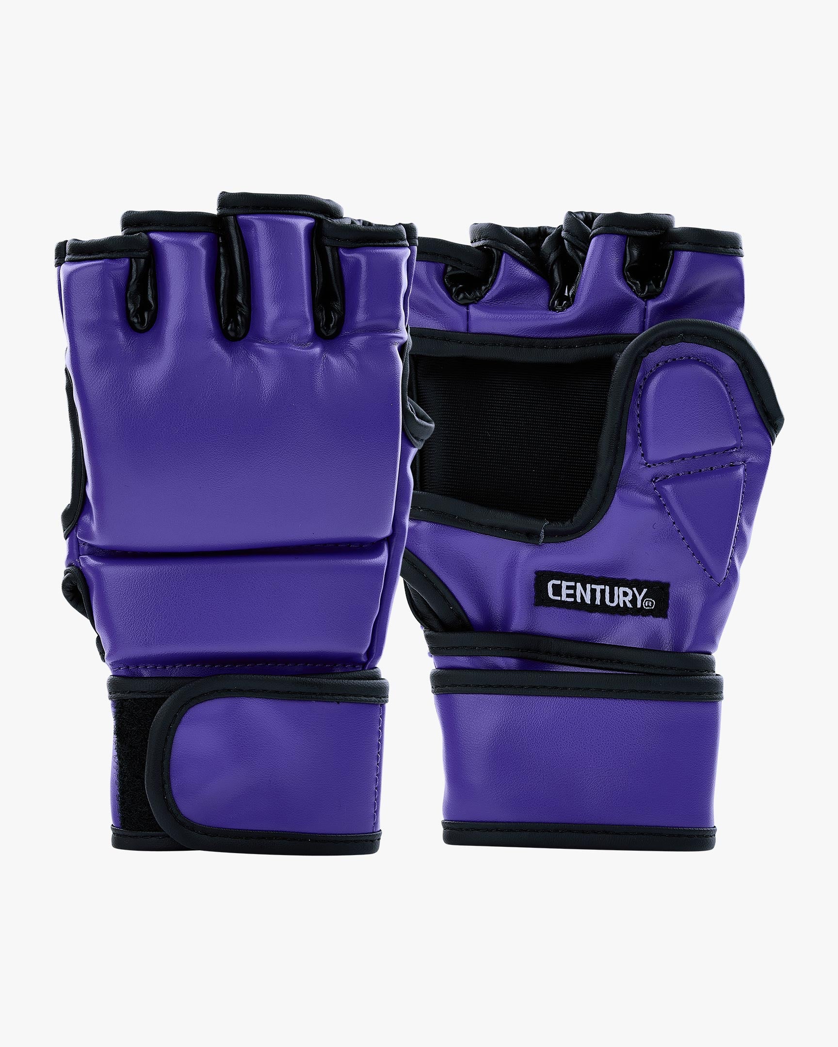 Century Solid MMA Open Palm Glove Purple