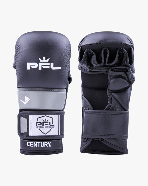 PFL Pro MMA Hybrid Training Glove Grey Black (7820423921818)