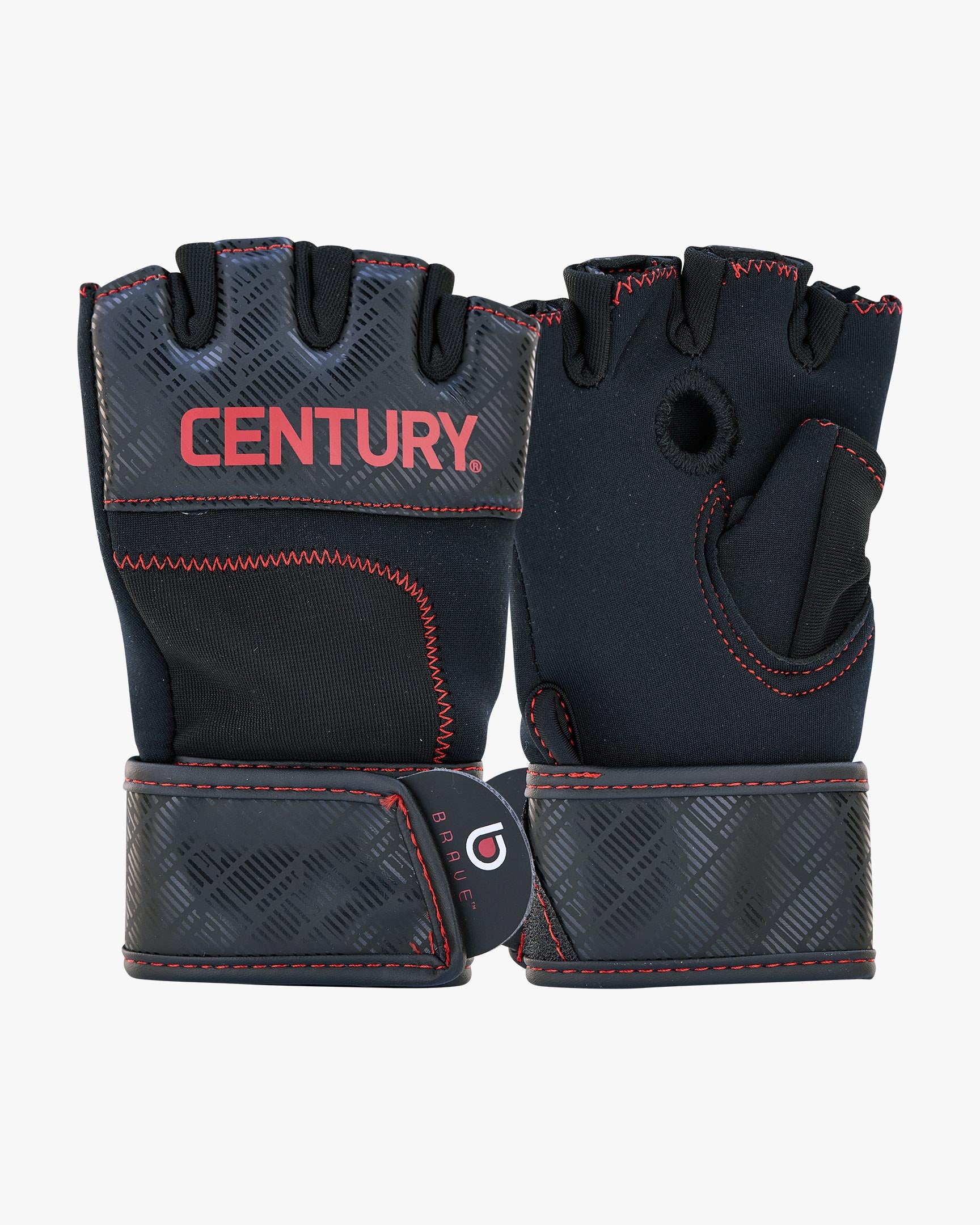Brave Men's Gel Glove Black Red