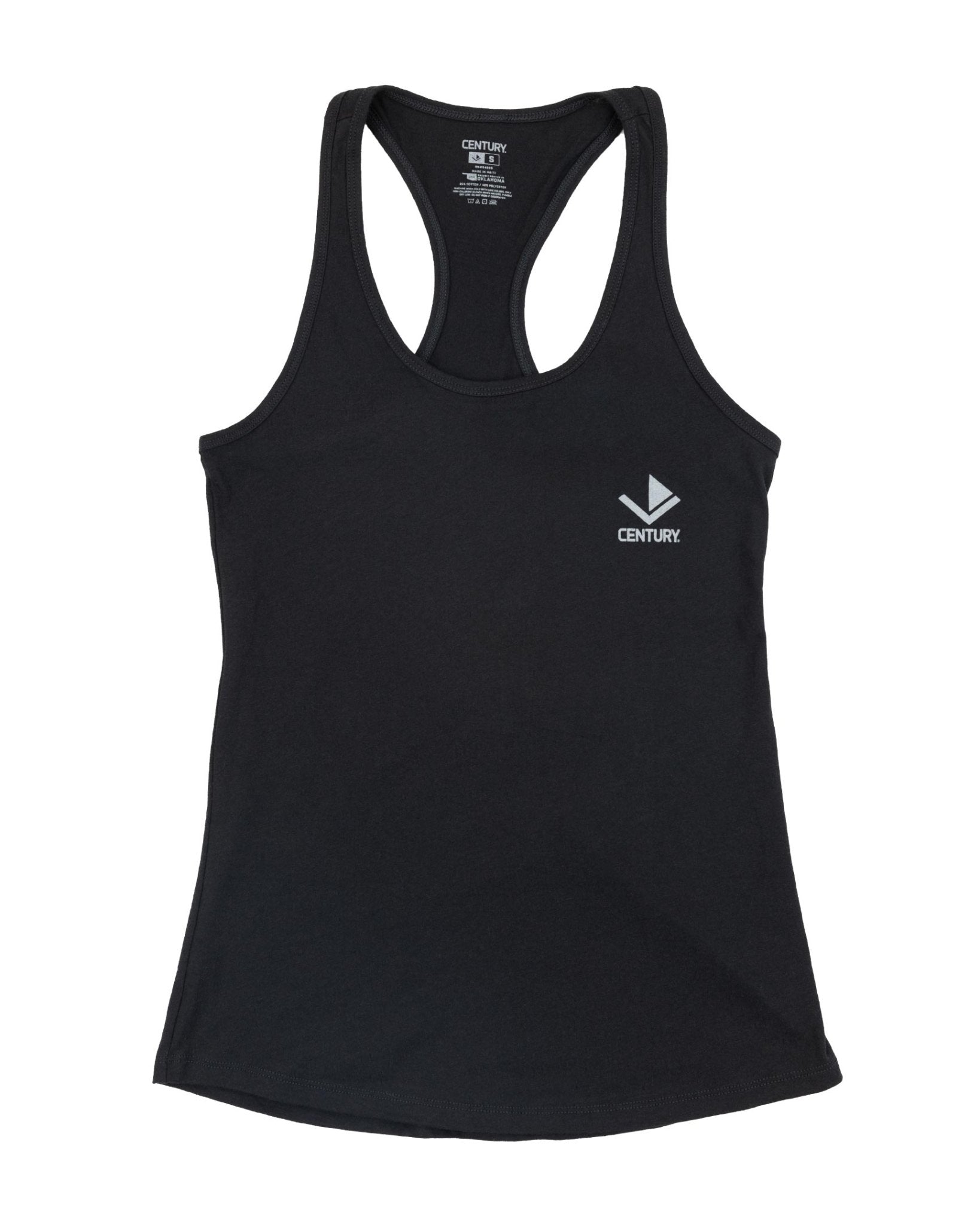 Century Women's Racerback Tank Black