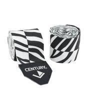 Inkline 120" Printed Hand Wraps 120" Black White Zebra