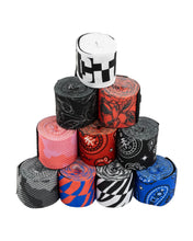 Inkline 120" Printed Hand Wraps 120" Black White Respect