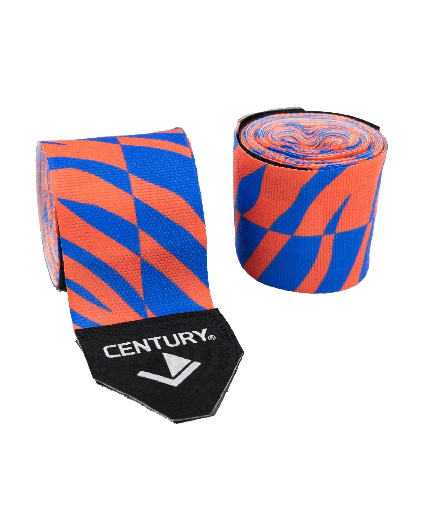 Inkline 120" Printed Hand Wraps 120" Red Blue Zebra