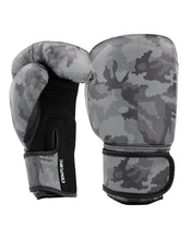 Inkline Printed Gloves 12 oz. Black Grey Camo