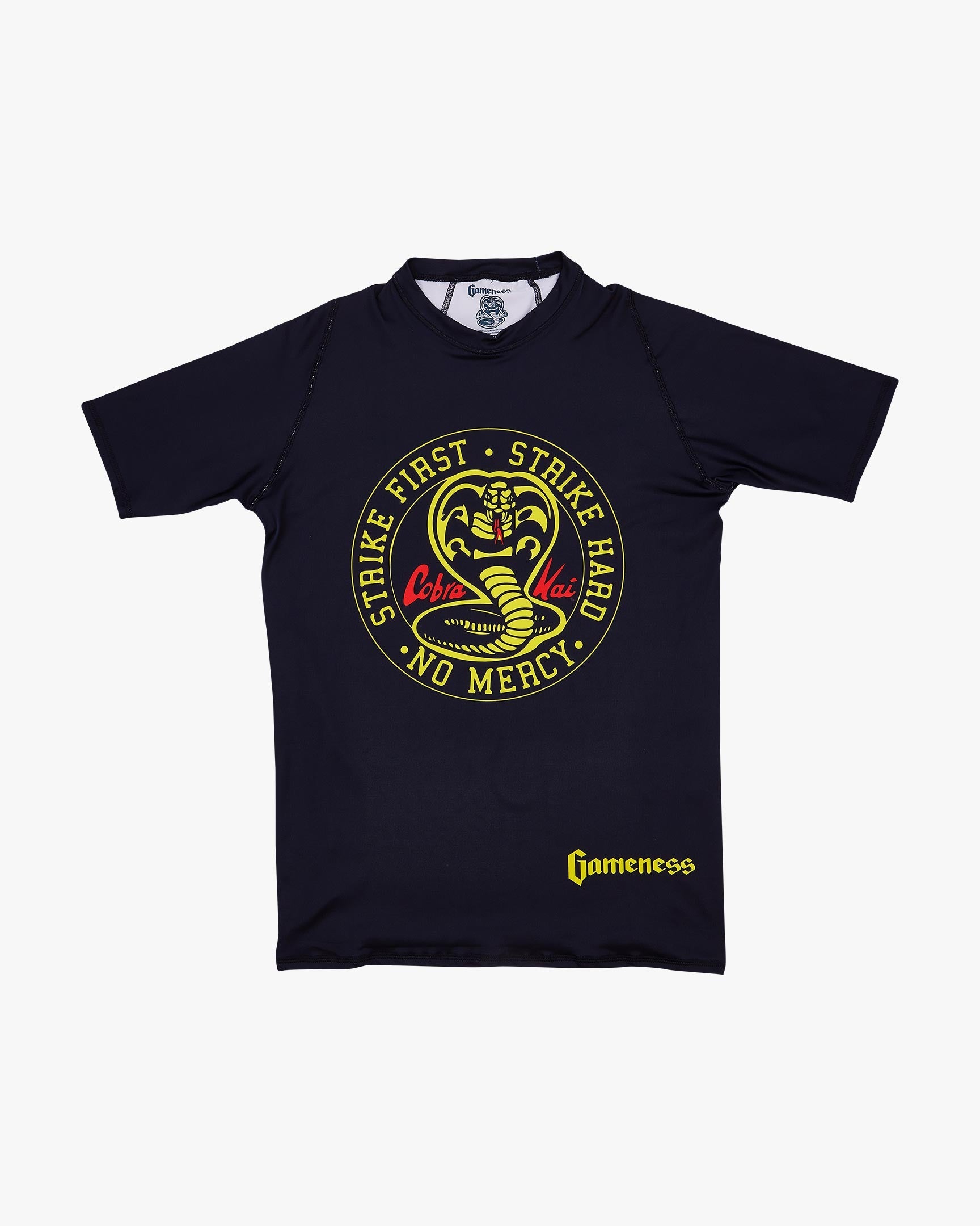 Century Kickboxing Cobra Kai SS Rashguard Elite Gear in Youth Small and Black