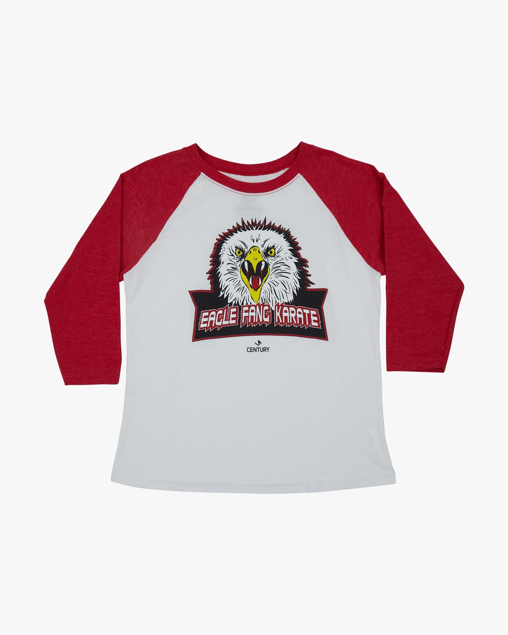 Eagle Fang Baseball Tee Red White