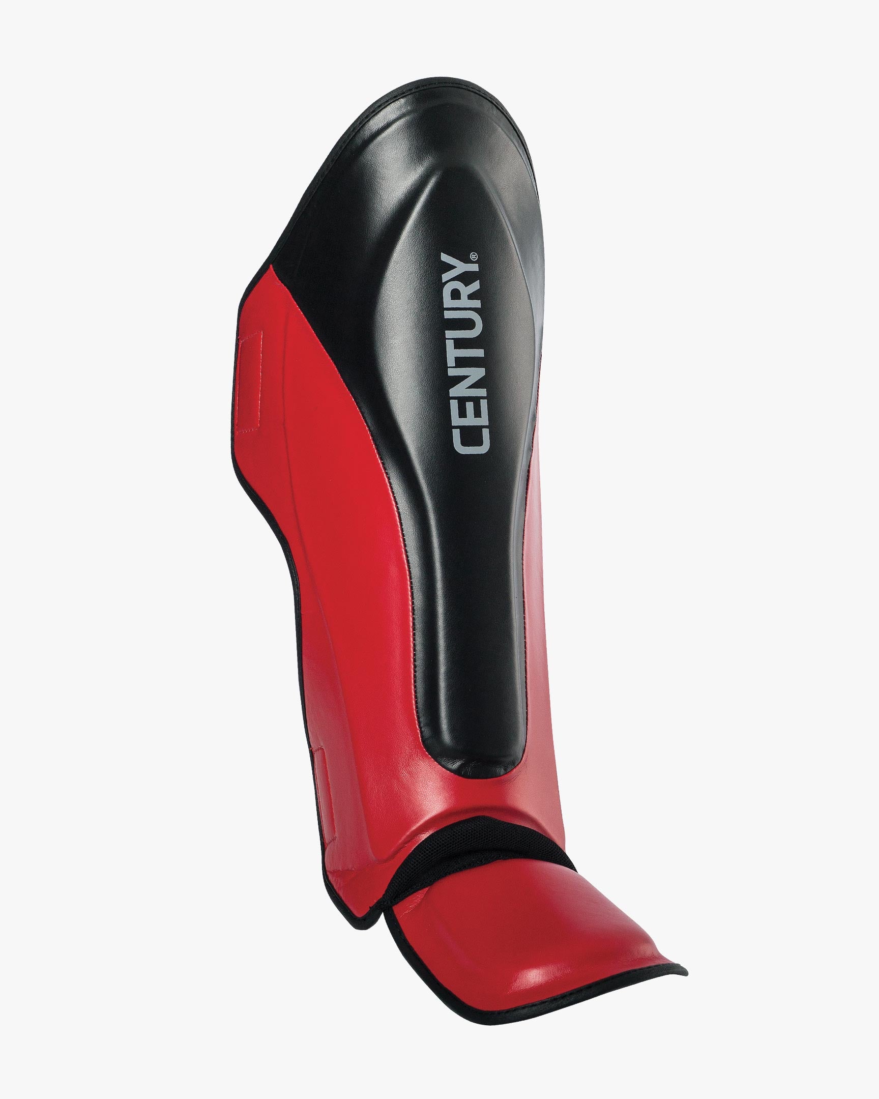 Drive Traditional Shin Instep Guards Red Black