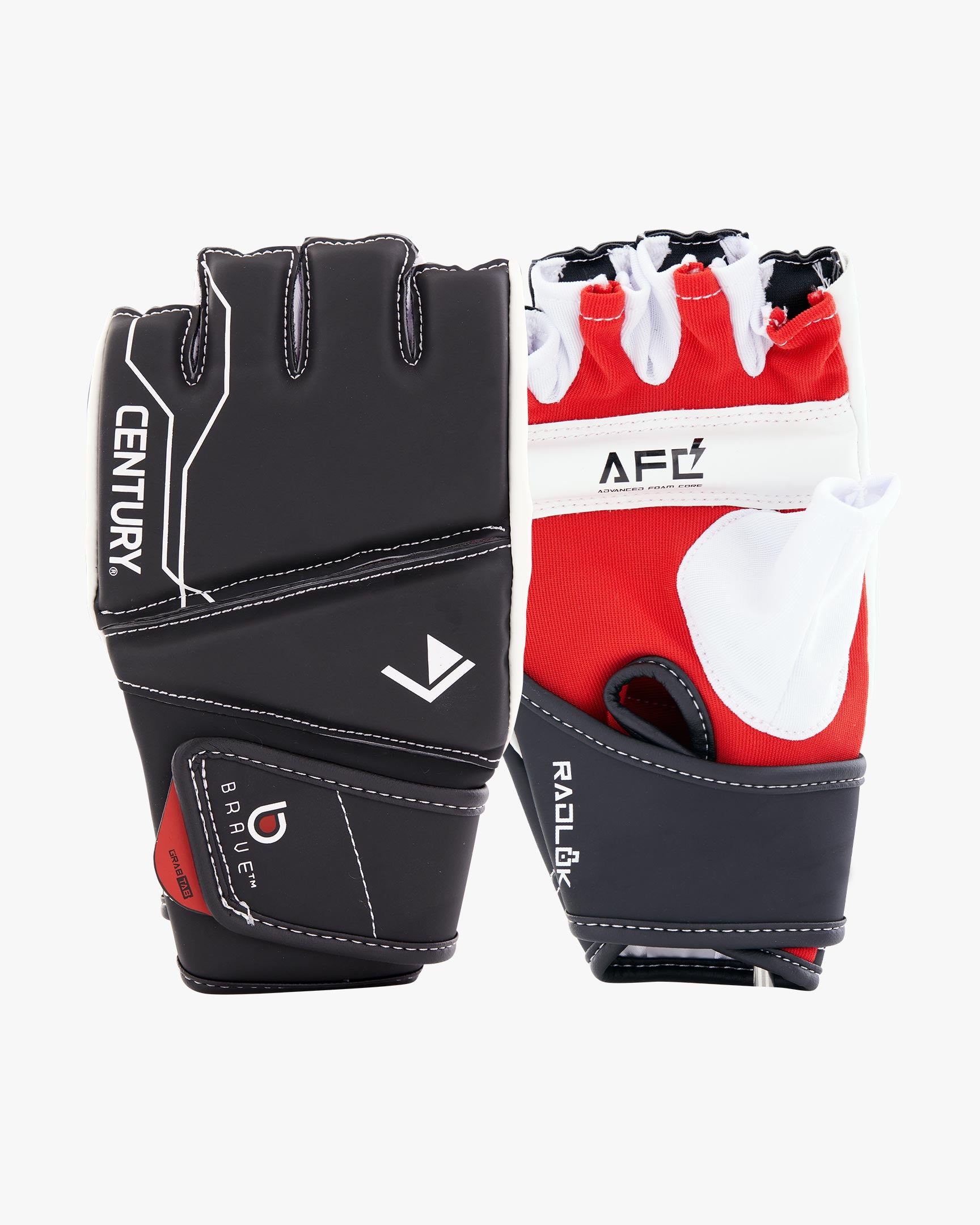 Brave IV Grip Bag Gloves Black White Red