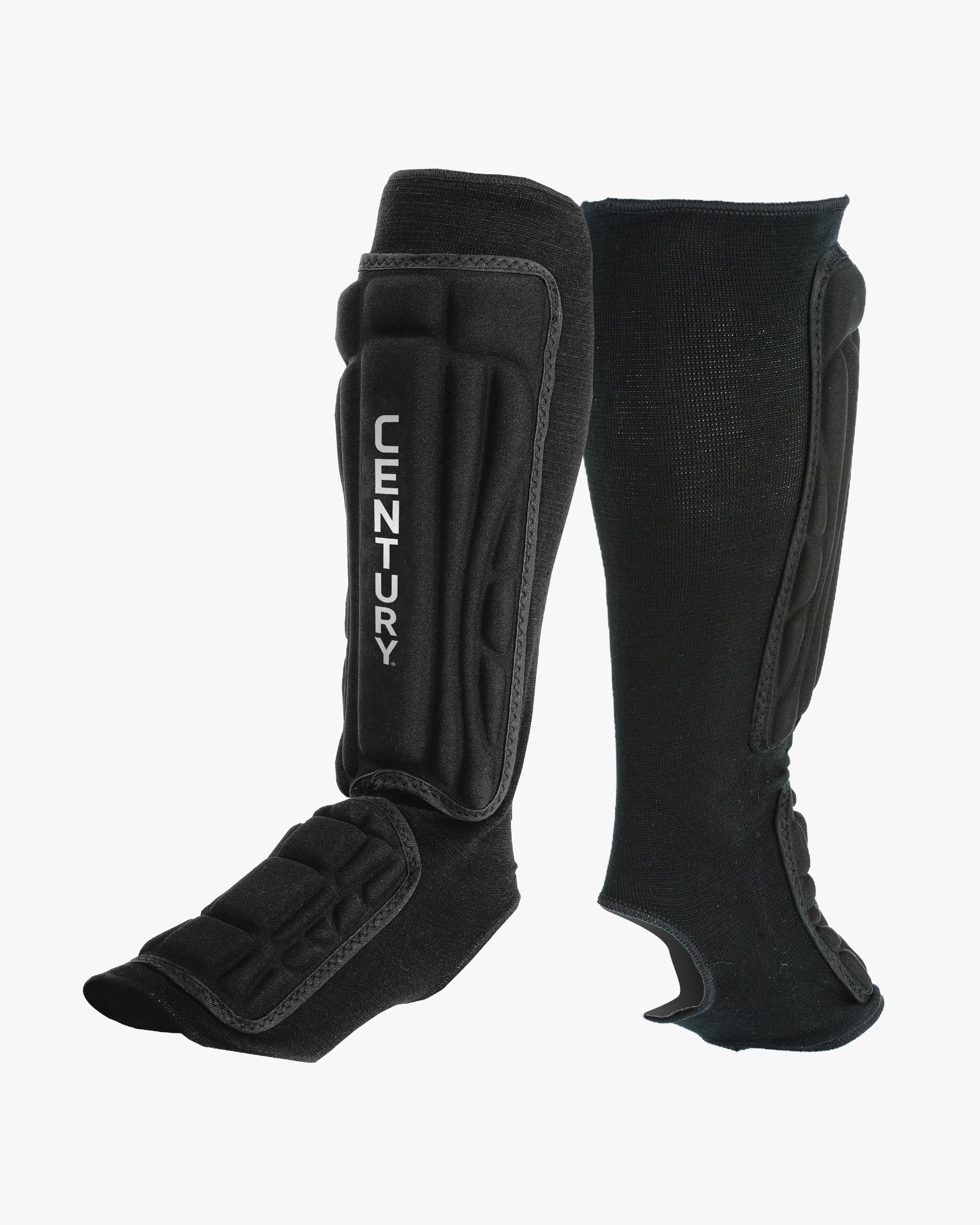 Martial Armor Shin Instep Guards Black