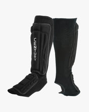 Martial Armor Shin Instep Guards Black