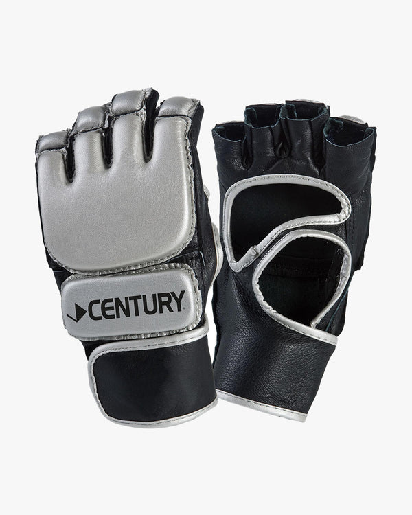 Open Palm/Finger Bag Gloves Silver Black (7560532131994)