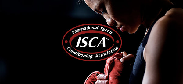 Woman in hand wraps with ISCA logo on image