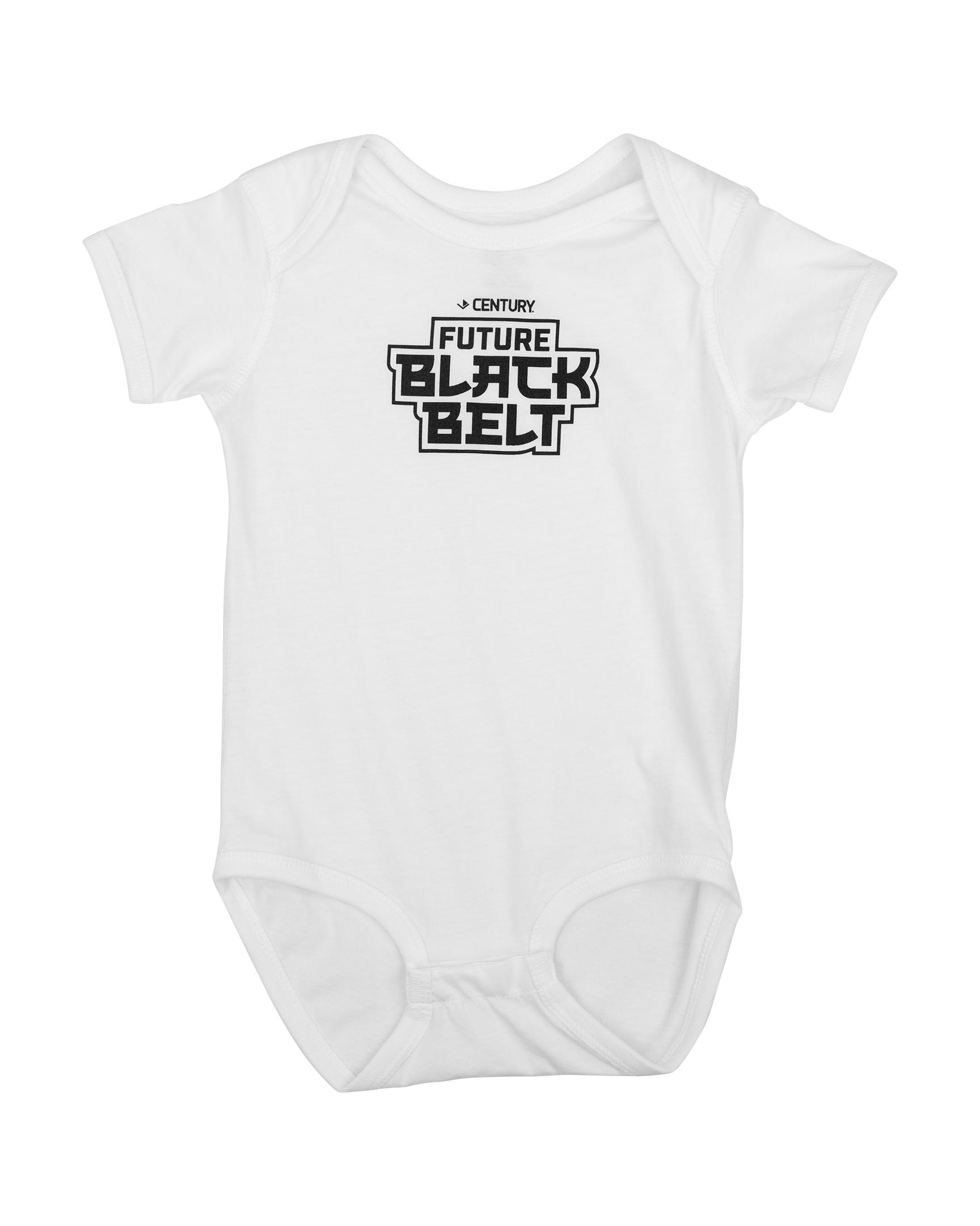 Future Black Belt Onesie White