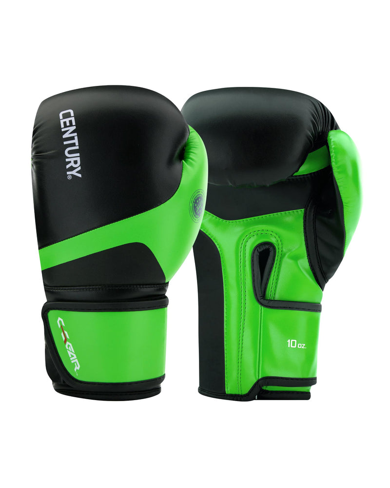 WAKO C-Gear Kickboxing Punches 10 oz. Black Green (7968186859674)