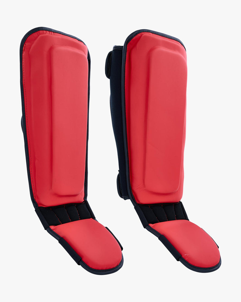 Century Solid Shin Instep Guards Red (7820424839322)