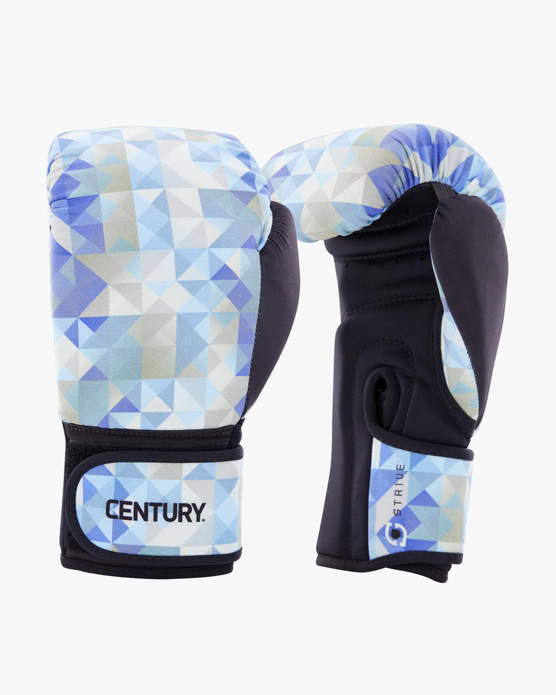 Strive Washable Boxing Glove Blue Checkered 10 Oz (5668464722074)