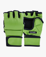 Century Solid MMA Open Palm Glove Neon Green