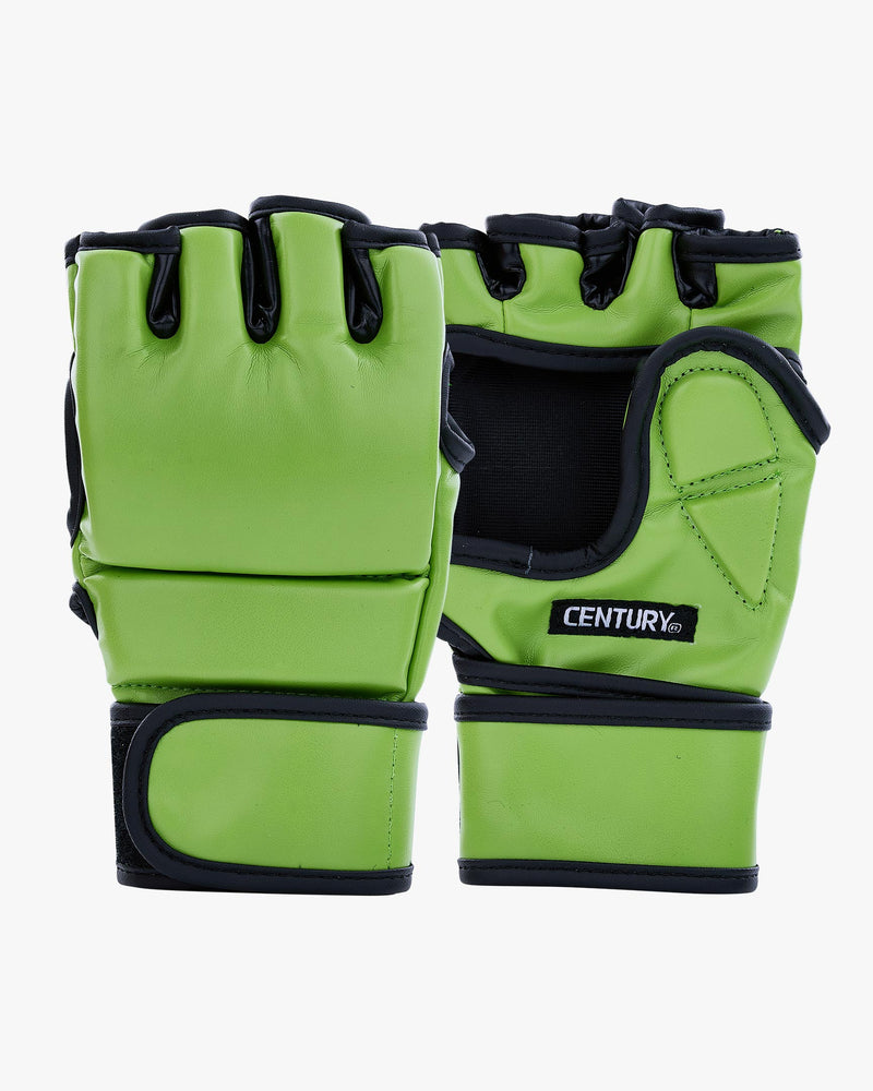 Century Solid MMA Open Palm Glove Neon Green (7820426215578)