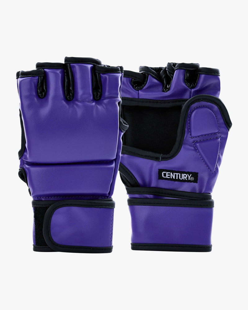 Century Solid MMA Open Palm Glove Purple (7820426215578)