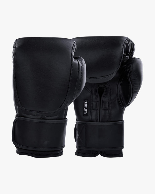 Century Solid Leather Bag Glove With Wrist Support Black (7820425691290)