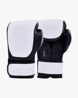 Century Solid Leather Bag Glove With Wrist Support White