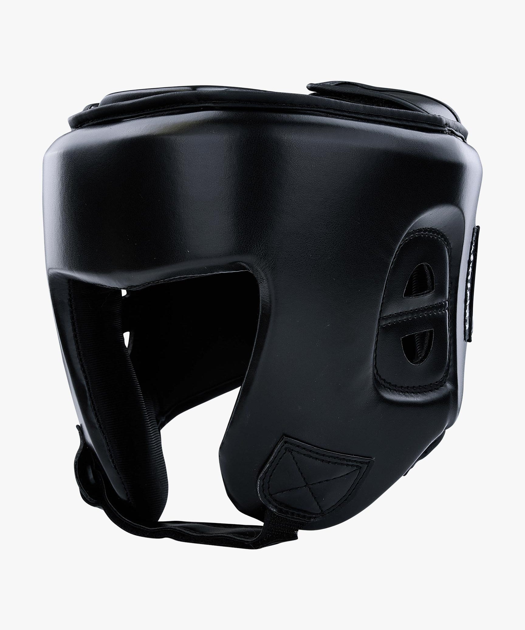 Century Solid Open Face Headgear Black