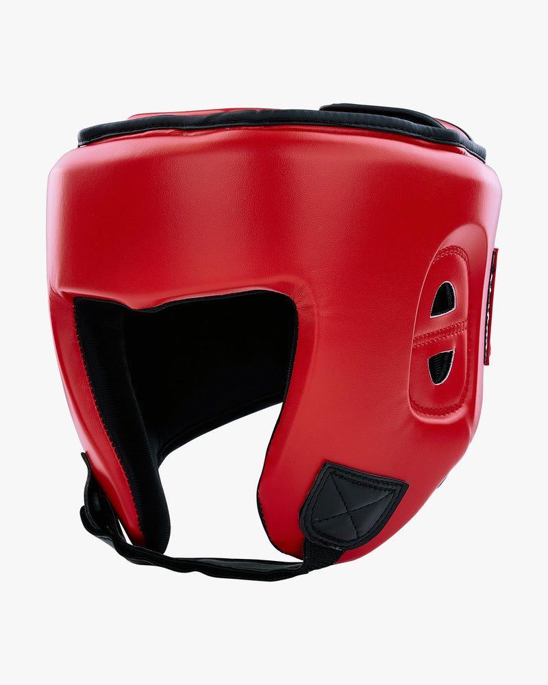 Century Solid Open Face Headgear Red (7820425986202)