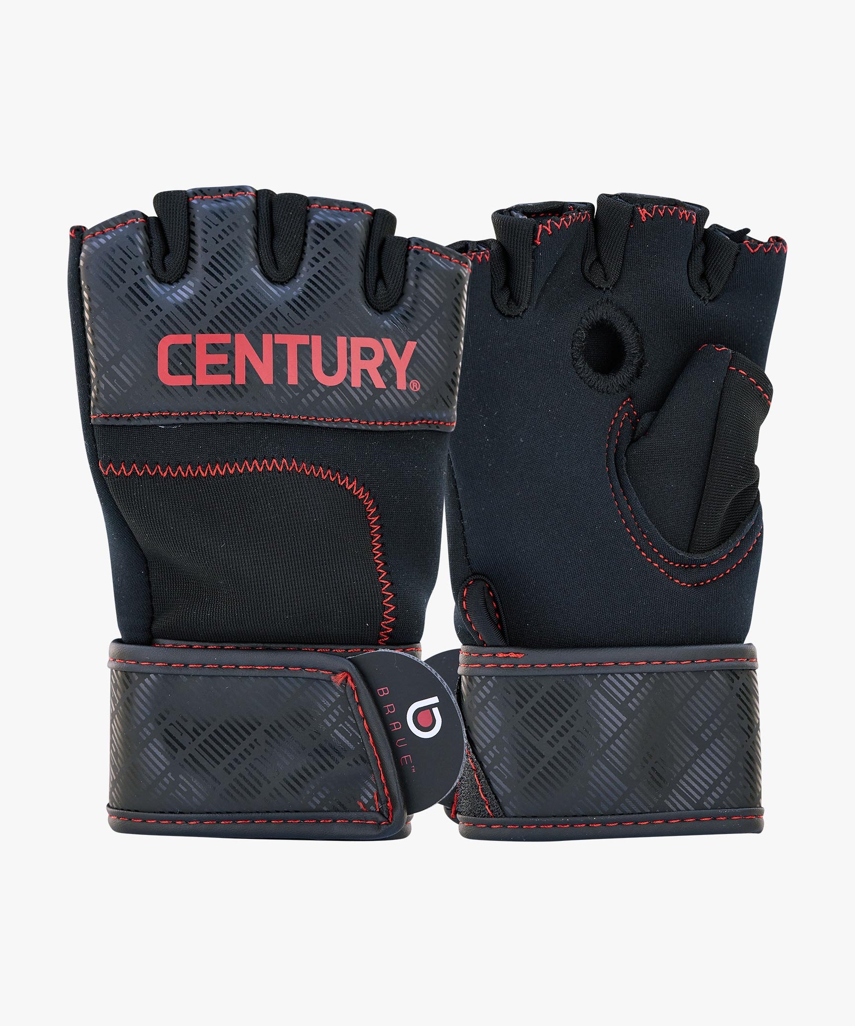 Brave Men's Gel Glove Black Red