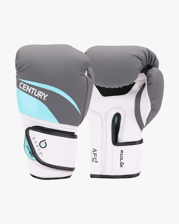 Brave Women's Boxing Gloves 10 Oz. White/Teal