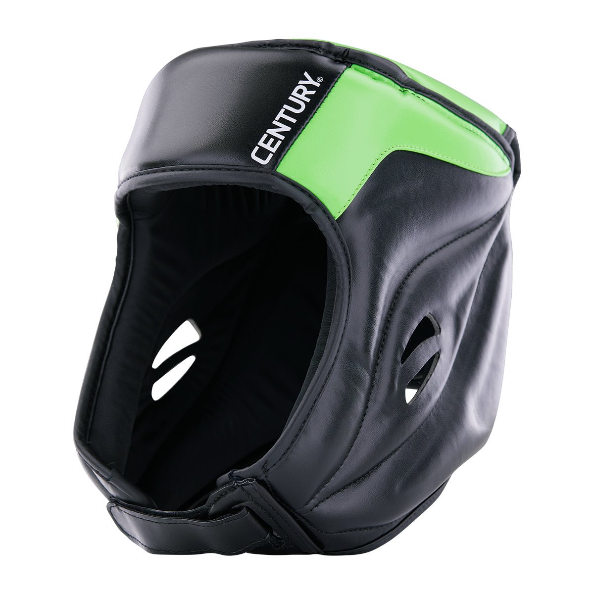 C-Gear Determination Headgear Black Green (8287535628442)