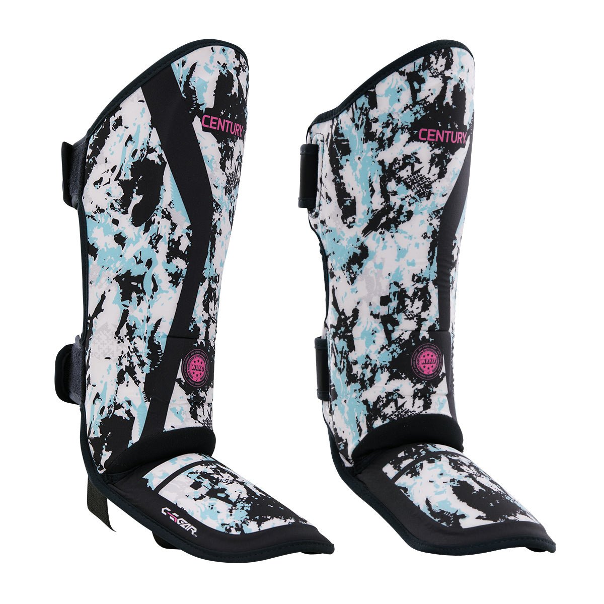 C-Gear Sport Respect Shin Instep White Teal