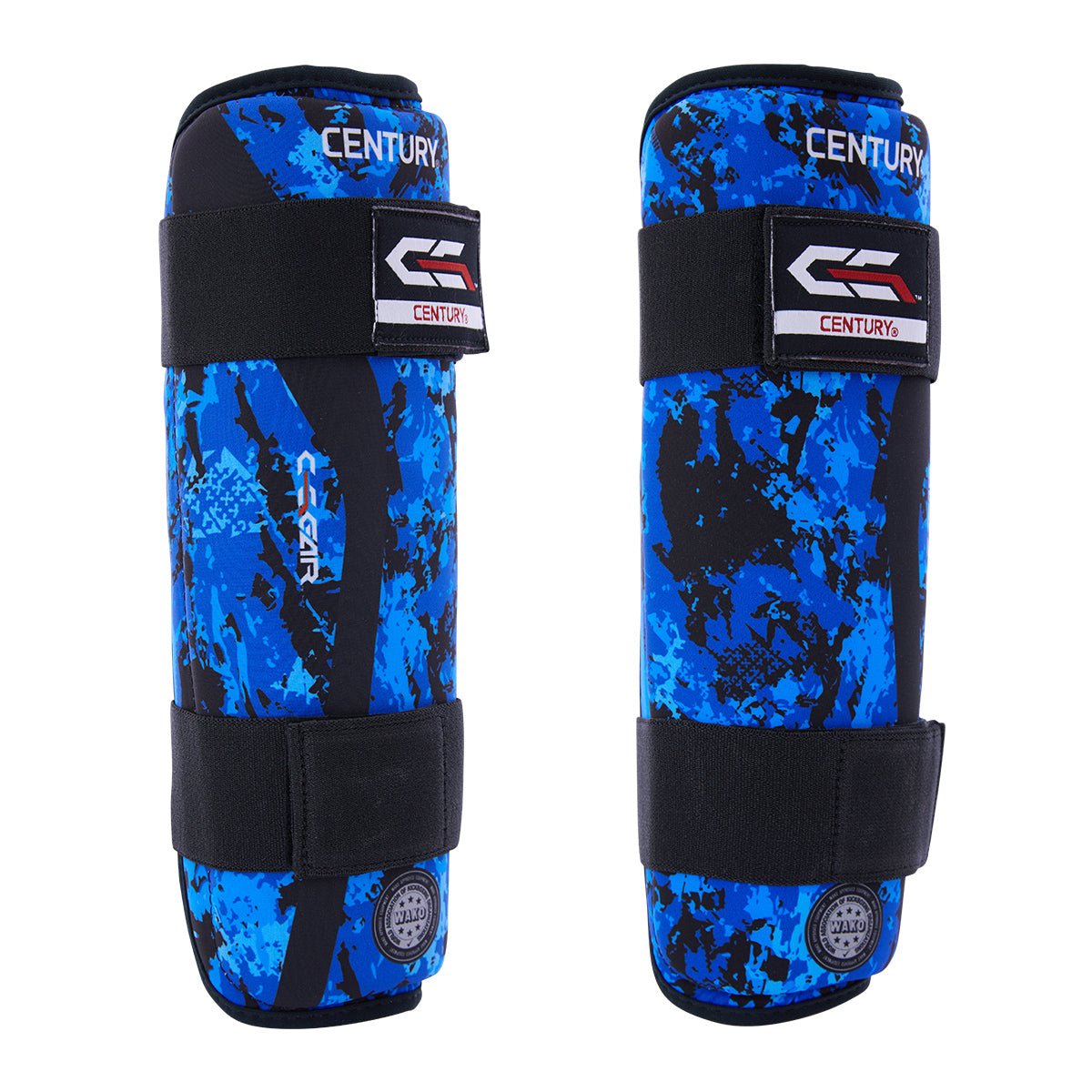 C-Gear Sport Respect Shin Guards Blue Black