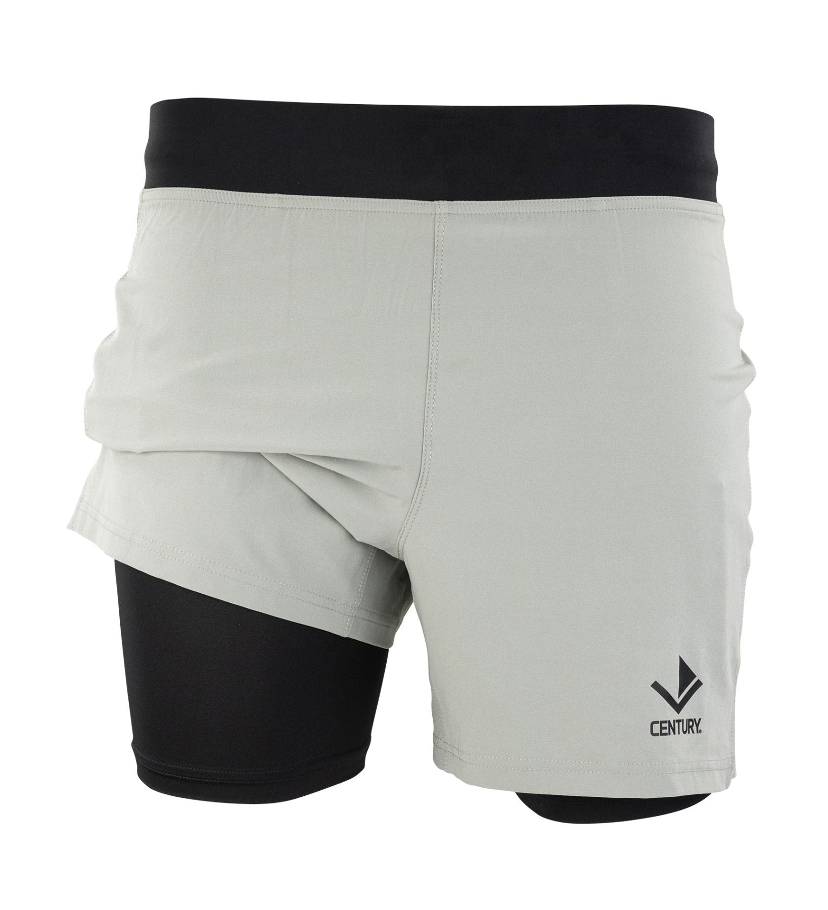 Century Men's Lined Training Short (5-inch) Neutral Grey