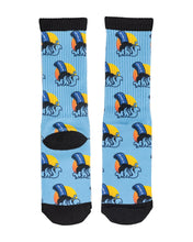 Century Wavy Sublimated Socks Blue