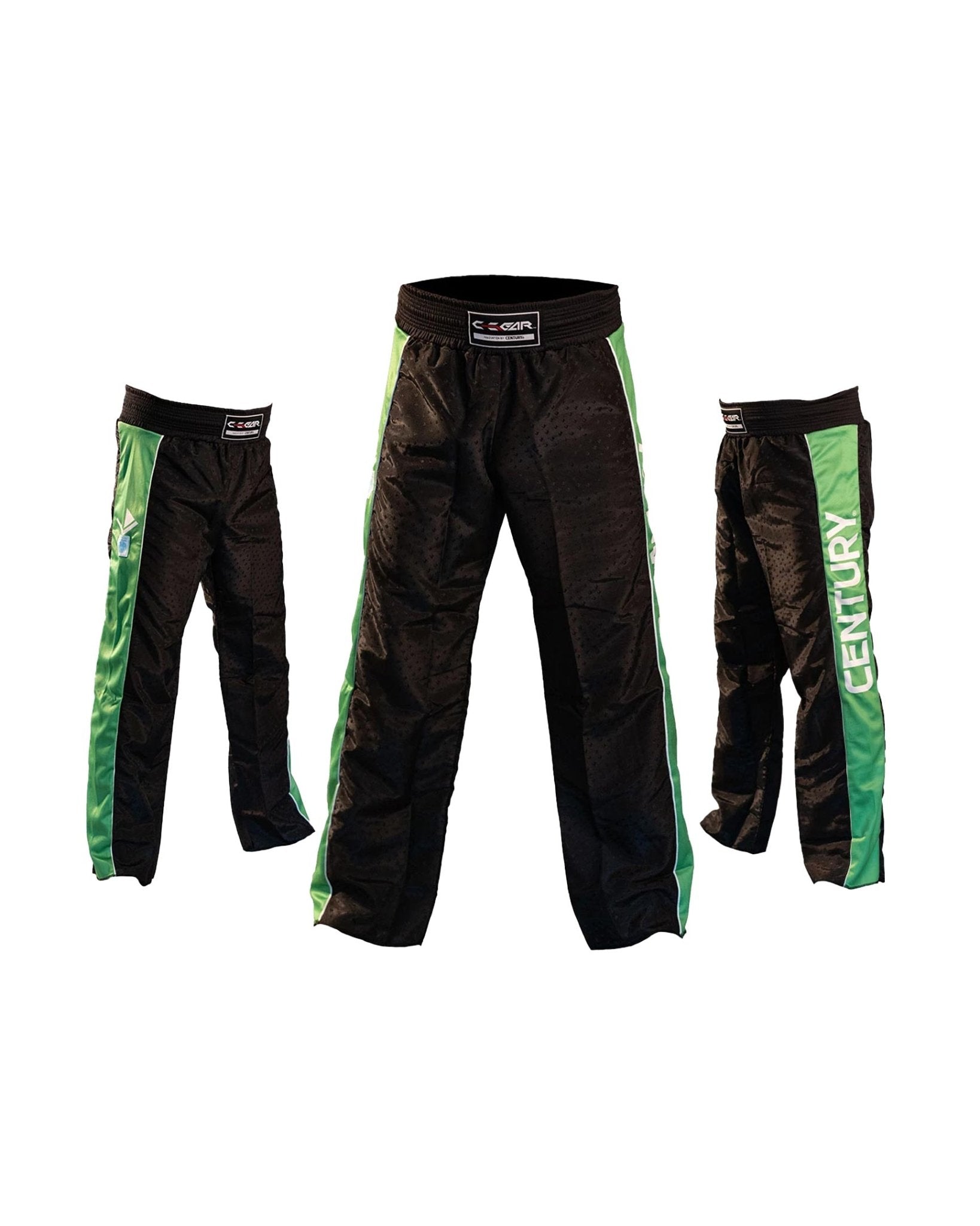 WAKO C-Gear Determination Pant Black Green (14732566102386)