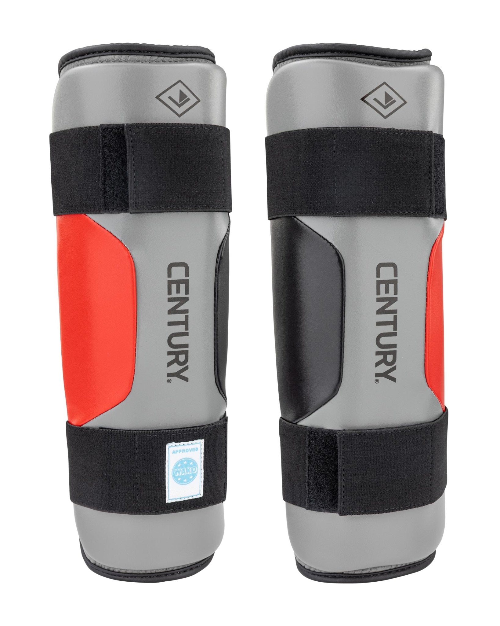 WAKO Drive Shinguards Grey Black Red