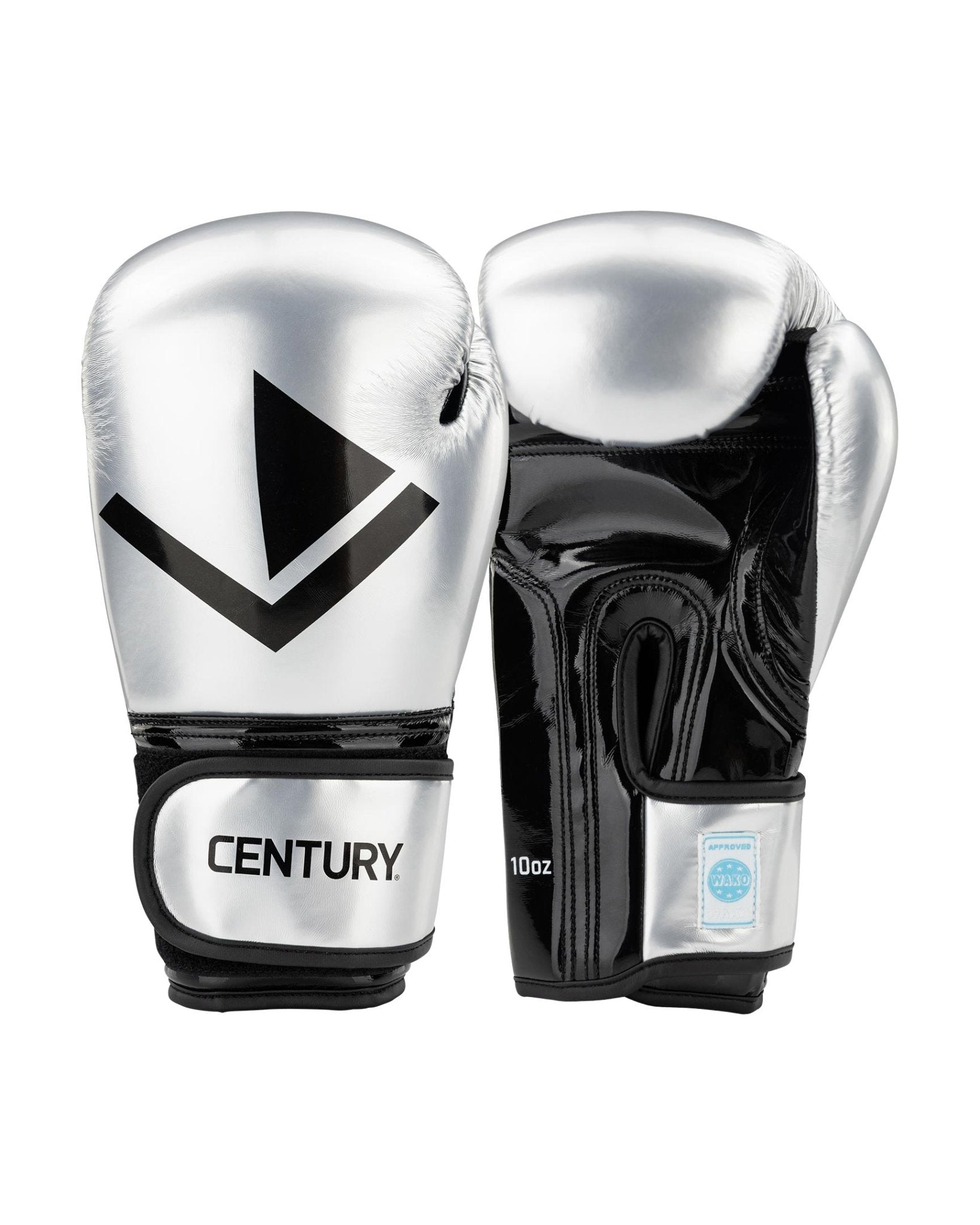 WAKO Valor Kickboxing Gloves 10 oz. Silver