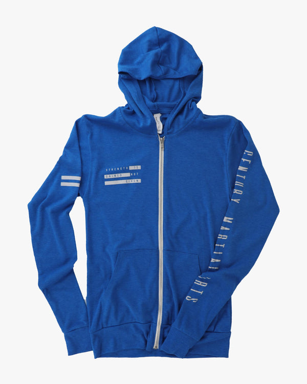 Century Zip-up Hoodie Royal Heather