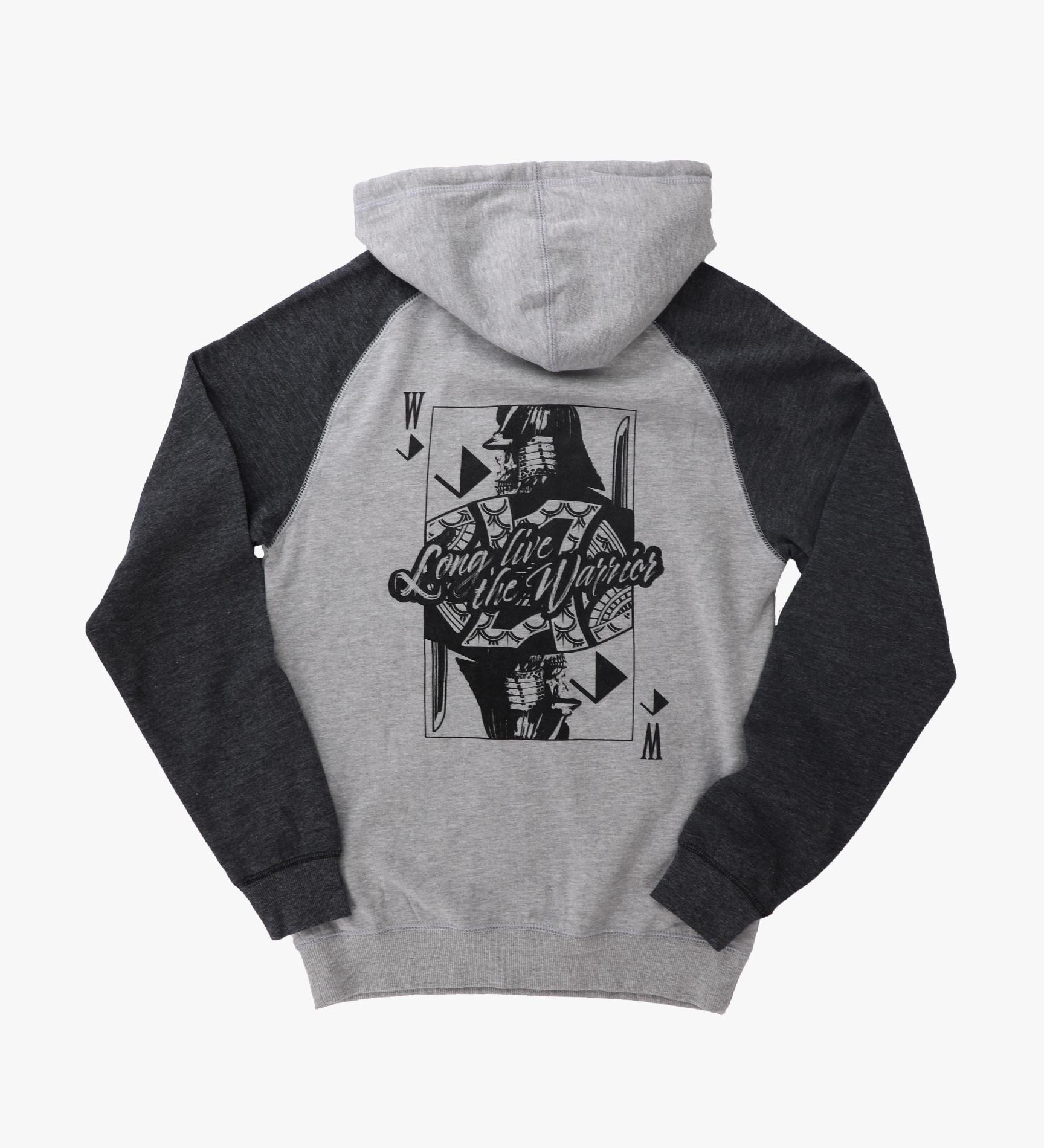 Century Warrior Card Hoodie Heather Grey