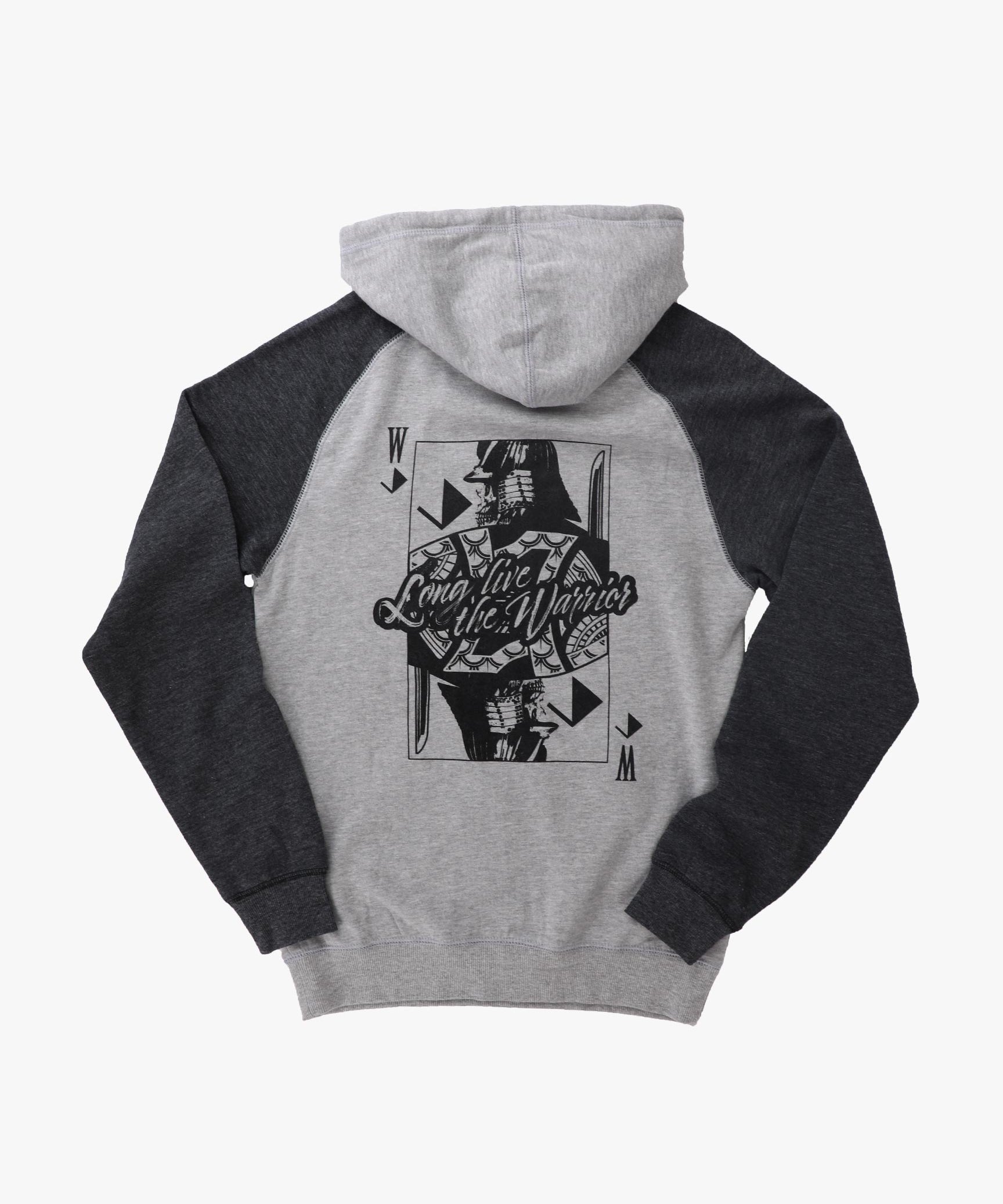 Century Warrior Card Hoodie Heather Grey