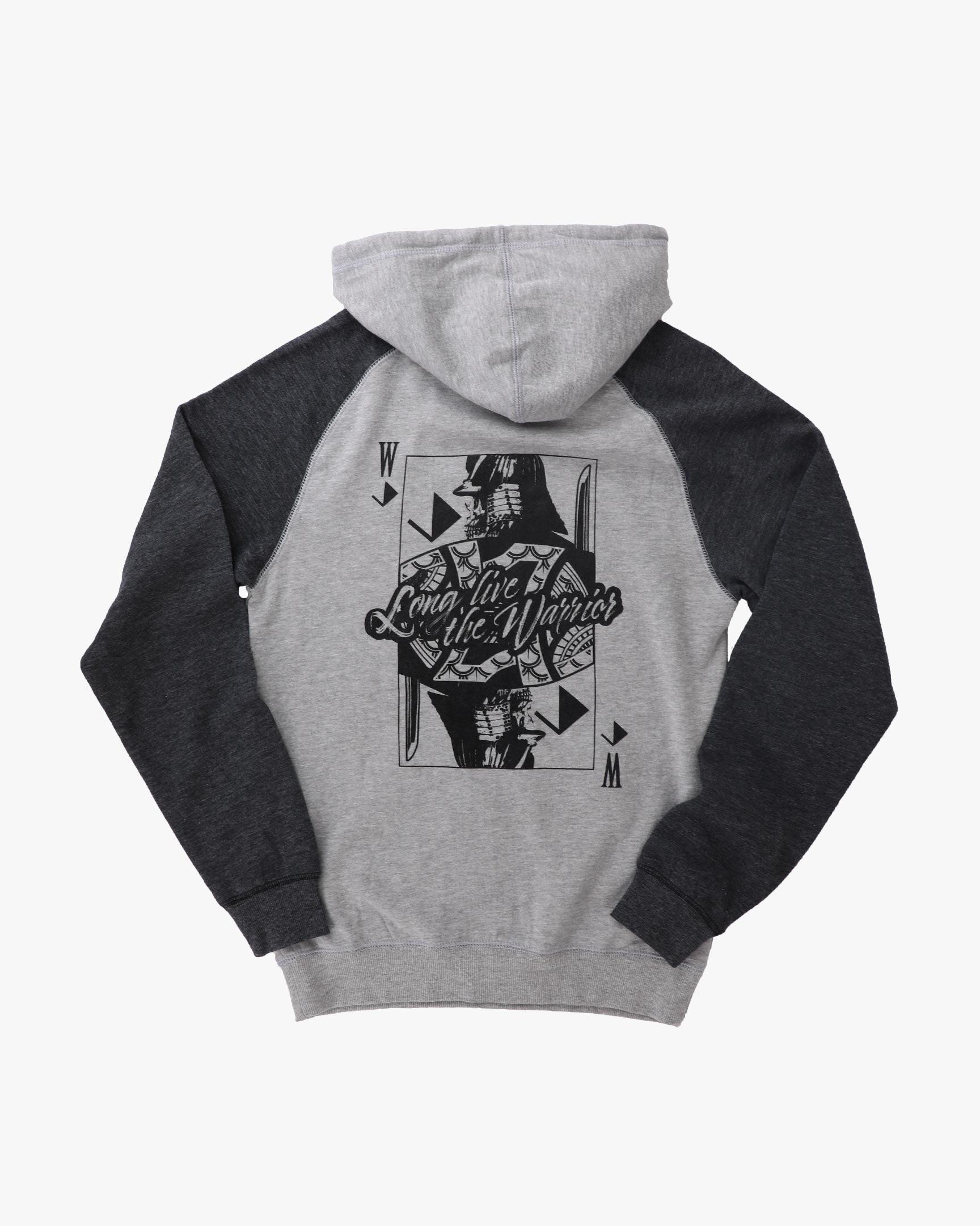 Century Warrior Card Hoodie Heather Grey