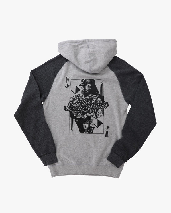 Century Warrior Card Hoodie Heather Grey (5916212101274)