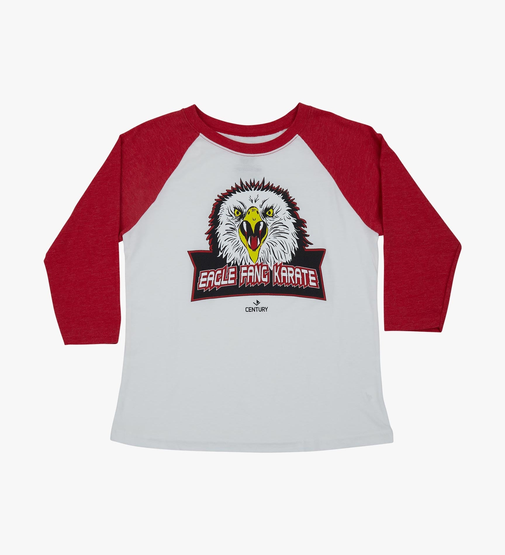 Eagle Fang Baseball Tee Red White