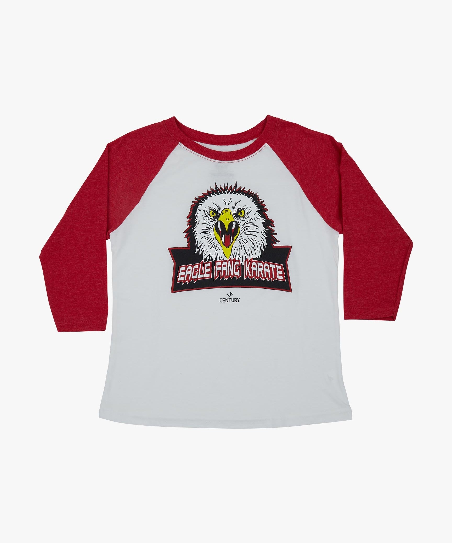 Eagle Fang Baseball Tee Red White