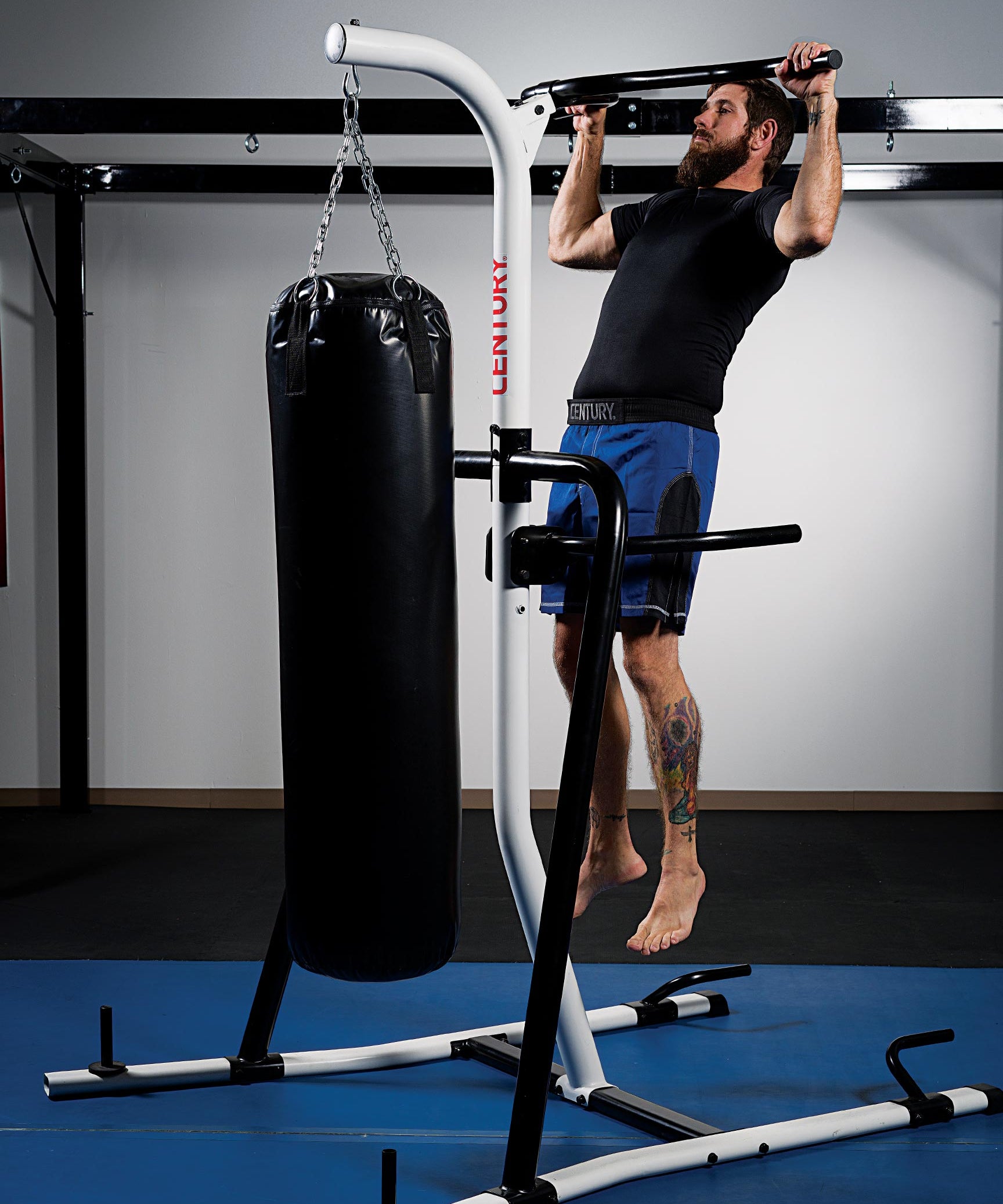 Century Oversized 100 Pound Heavy Bag with Fitness Training Station Combo