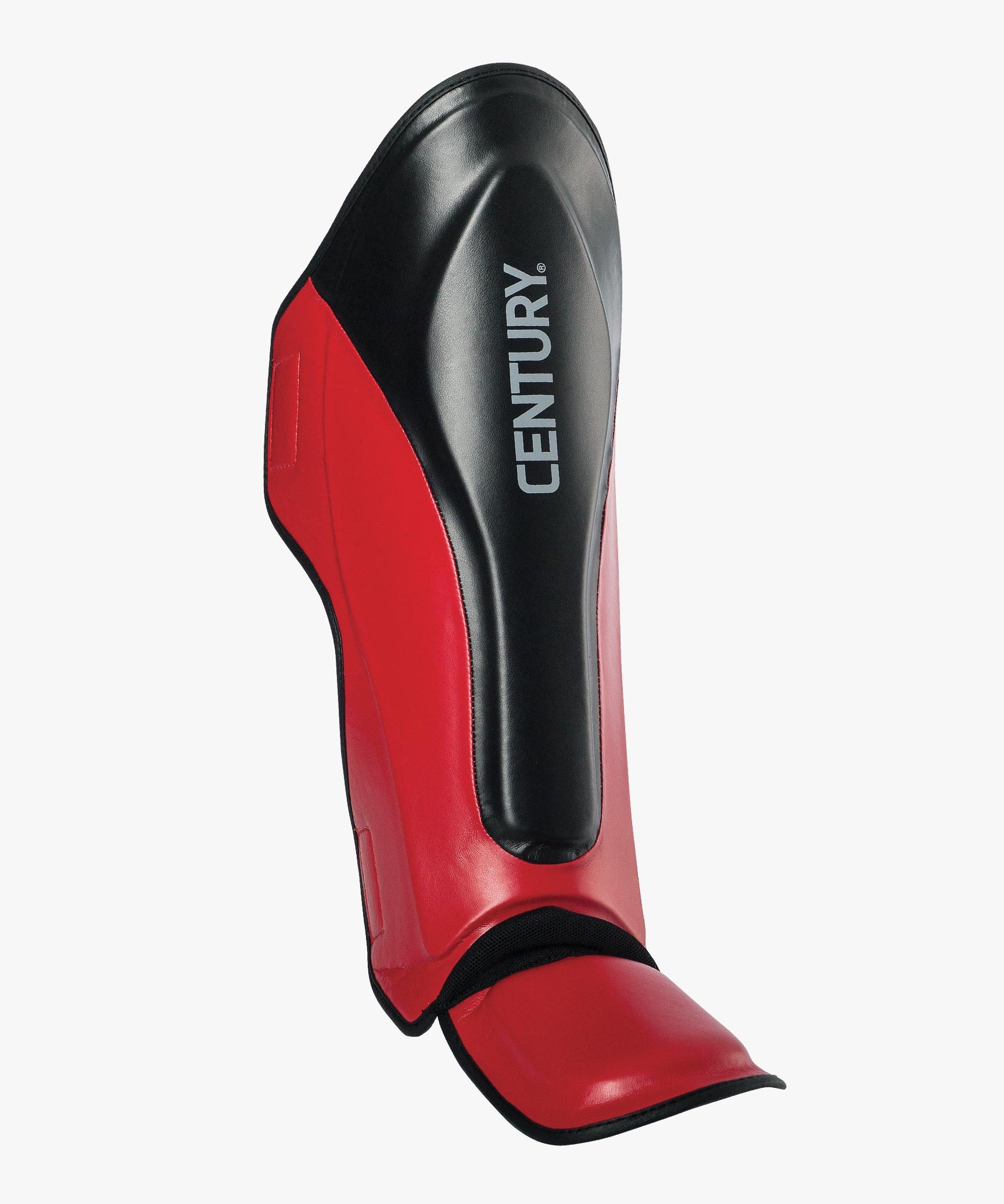 Drive Traditional Shin Instep Guards Red Black