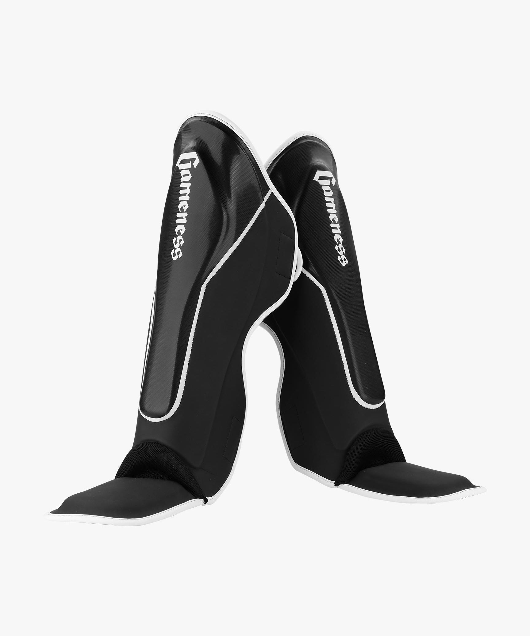 Rukus Traditional Shin Instep Guards Black